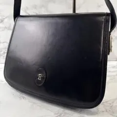 ヴィンテージ BALLY バリー イタリア製 本革 レザー ショルダーバッグ黒