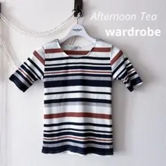 Afternoon Tea WARDROBE ボーダー 半袖Tシャツのサムネイル