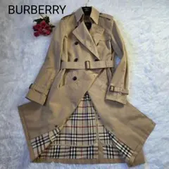 美品 バーバリー トレンチコート ノバチェック ライナー ハニーベージュ 40L