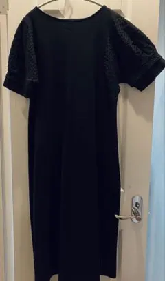 【OPAQUE.CLIP】ボリューム袖ロングワンピース