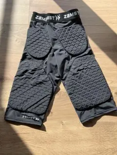 ZAMST バスケットボール パッド付きパンツ LL ブラック