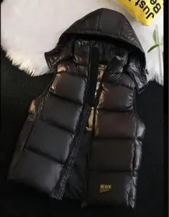 テカテカダウンベスト