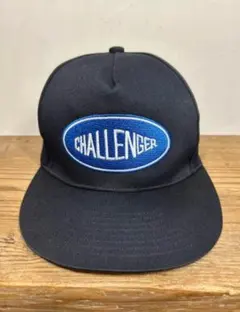 CHALLENGER チャレンジャーキャップ刺繍ロゴ フラットビルキャップ