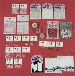 【まとめ売り】ネイルパーツセット デコパーツ グリッター ラメ パール など