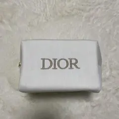 【新品未使用】Dior ホワイト サテン ポーチ