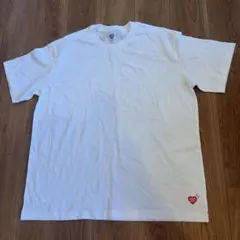 ホワイト Tシャツ XLサイズ ハートマーク