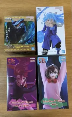 フィギュアまとめ売り(ナルガクルガ・リムル＝テンペスト・アイラ・モモ)