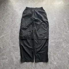 00s NIKE ナイロン クロップド カーゴパンツ 光沢 ドレープ Tech 00s NIKE ナイロン クロップド カーゴパンツ 光沢 ドレープ Tech