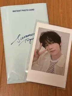 ボムギュ インスタントフォト サイン入り チェキ TXT ボムギュ 直筆サイン入り インスタントフォト チェキ