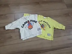 グラフィックプリントTシャツ2枚セット