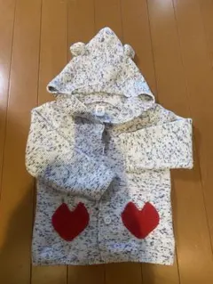 ベビーギャップカーディガン　GAP 90cm  値下げフードくまさん耳付き　男女