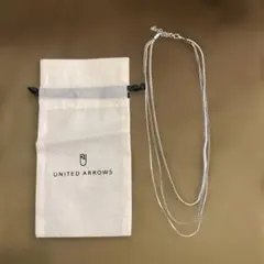 UNITED ARROWS 3連ネックレス シルバーカラーのサムネイル
