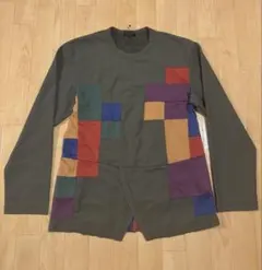 新品未使用　25aw エステルパッチワークTシャツ　コムデギャルソンオムプリュスのサムネイル