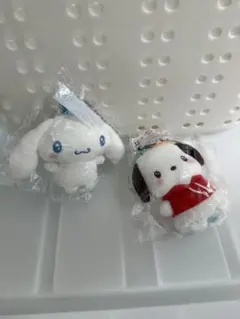 サンリオ当りくじ　ポチャッコ　シナモンロール　キーカバーマスコット　あたりくじ