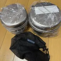 【極美品】スノーピーク チタンパーソナルクッカーセット 収納袋付のサムネイル
