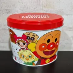 【限定品】アンパンマンミュージアム お菓子缶 キャラクター缶 ブリキ缶 小物入れ