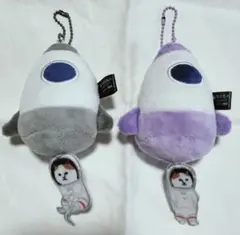 nyasa ニャサ　スペースシャトル　２個セット　ぶるぶる　マスコット