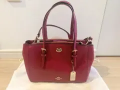 【美品】coach ピンク 2way ミニショルダーバッグ