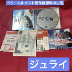 ⭐️DC動作確認済中古品⭐️Julyジュライ　取説、帯、アンケハガキ他　盤面美品