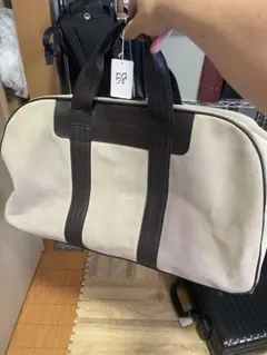 Vintage SalvatoreFerragamo スウェード ボストンバッグ