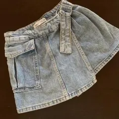 ZARA デニム　バミューダパンツ　キッズ　130