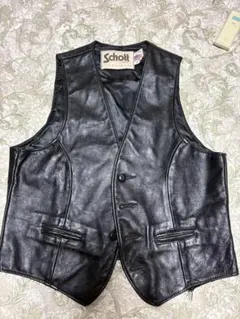 Schott レザー ベスト XXL 黒 USA製 希少サイズ - メルカリ