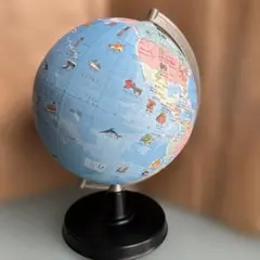 動物イラスト付き地球儀 約30cm
