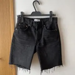 ZARA ブラック バミューダパンツ サイズ 34
