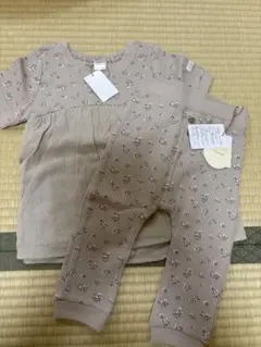 バースデイ テータテート Tシャツ レギンス ワッフル セットアップ 花柄