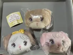 mikko フェイスマスコット　ラテ・キャミー・スフレ　【3点セット】