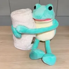 おとぼけケロピョン ぬいぐるみ ライトブルー