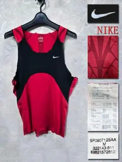 Nike タンクトップ M レッド/ブラック