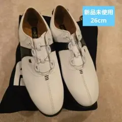 フットジョイ アイコンブラック ホワイト×ブラック BOAゴルフシューズ26cm
