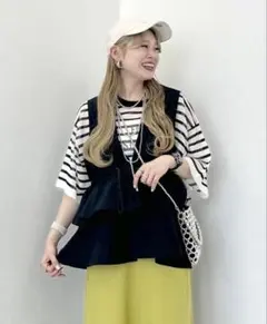 レプシィム ゆきは フリルデザイン ブラックベスト