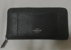 COACH ブラックレザー 長財布