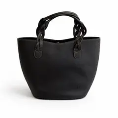 Kitamura レザー ハンド バッグ 黒