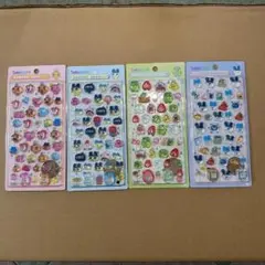 たまごっち3Dステッカーぷくぷくボンボンドロップうるうるシール4枚セット