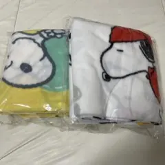 新品未開封　スヌーピー 大判ブランケット 2枚セット