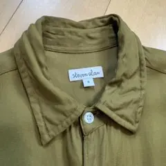 Steven Alan レーヨン 長袖シャツ オリーブ Sサイズのサムネイル