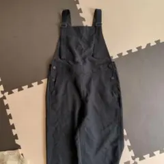 GU黒 サロペット パンツ