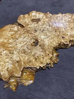 天然木　瘤　一枚板　花台　盆栽台　香炉台