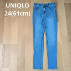 ②UNIQLO ウルトラストレッチスキニーハイライズジーンズ 24(61cm)
