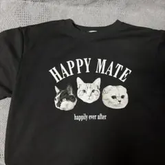猫　キャット　半袖Tシャツ　古着　y2k レディース