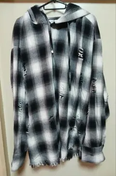 LGB ルグランブルー SHIRT-6 チェックシャツ ダメージ加工 - メルカリ