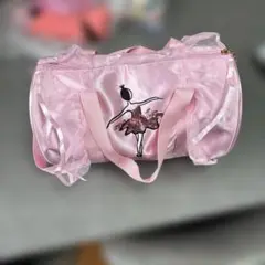 バレエレッスンバッグ ピンク バレリーナデザイン