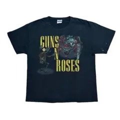 00s 90s バンドTシャツ バンT 半袖黒tee ガンズ ROCK G541 - メルカリ