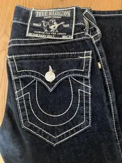 TRUE RELIGION ダークブルー　RICKY BIG T 34