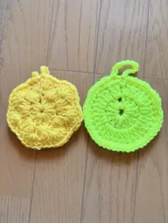 ハンドメイド　アクリルたわし2個セット
