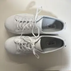 アサヒトップドライ スニーカー ゴアテックス レザー 白 24.5