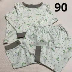 スムース素材　長袖パジャマ　90cm